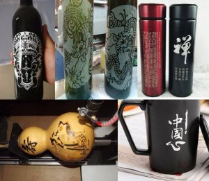 南京高淳县酒瓶葫芦工艺品激光雕刻机